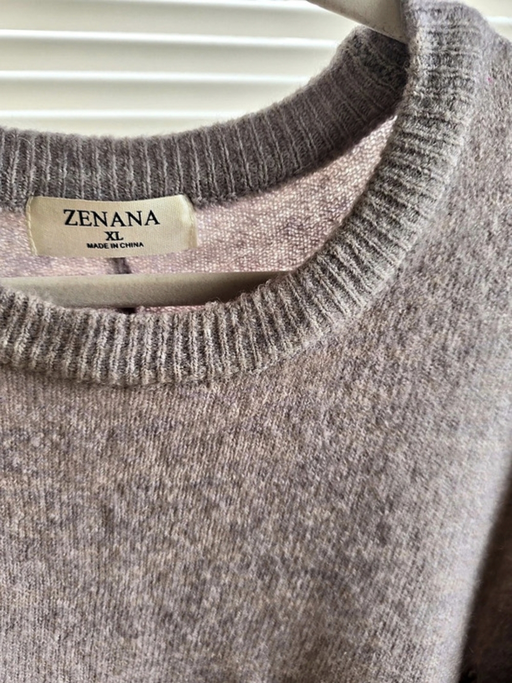 ZENANA Relaxed Fit Drop Shoulder Sweater with Pocket - Picture 2 of 7